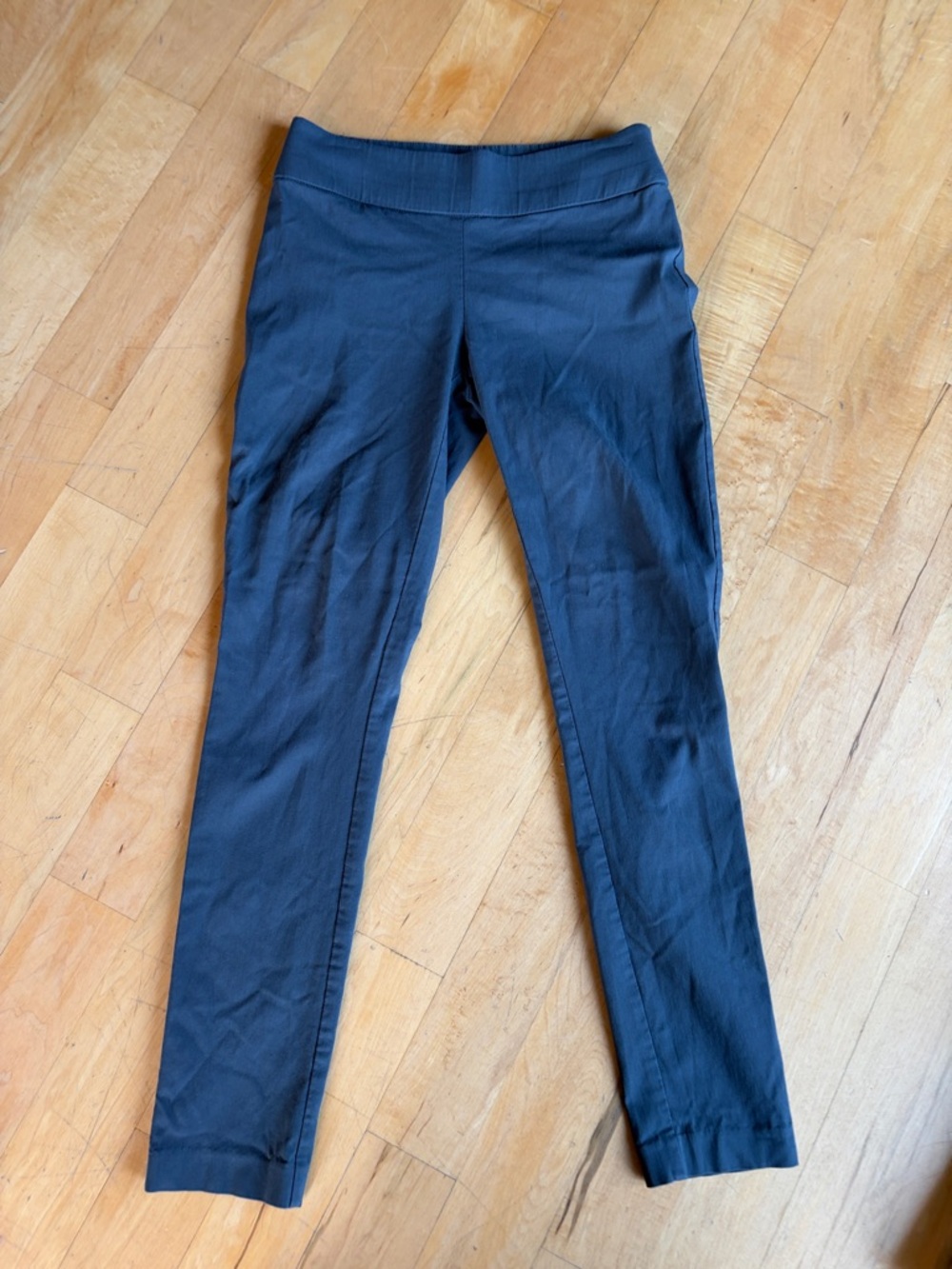 Apt. 9 Minimalist Gray Pant Ankle Skinny Sleek Quality Stretch Upscale Sz 4